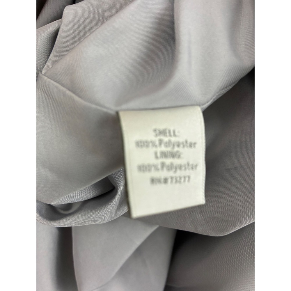LC Lauren Conrad Strapless Dusty Blue Tulle Maxi Dress with Floral Belt - Picture 8 of 11